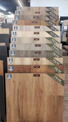 Ascent & Peak Series  Rigid SPC Core 20 mil WATERPROOF Luxury Vinyl Plank (LVP)