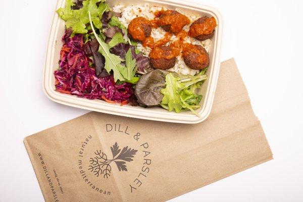 Have you tried our spring mix with your falafel yet?