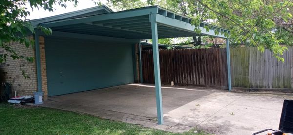 Carport complete