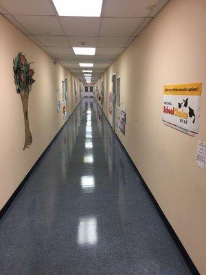 Daycare Main Hallway.