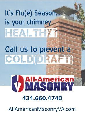 All American Masonry helps make sick chimneys healthy!