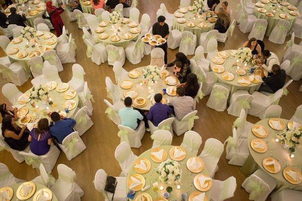 Venue can seat up to 300 for seated dining! Tables & Chairs Included