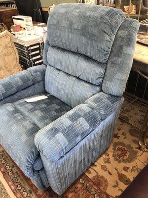 Lazy Boy Recliner $250.00 with heat and massage.