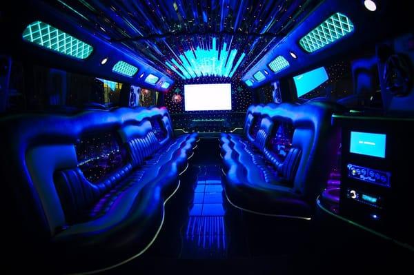 our newest Hummer Limo Interior