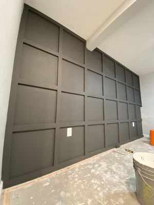 Accent wall.