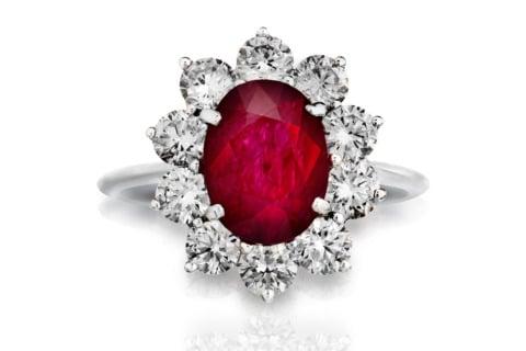 7.76 cts Burma Oval Ruby