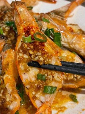 Shrimp w. Garlic in HK Style