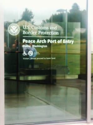 A trip to U.S. Department of Homeland Security U.S/ Canada border.