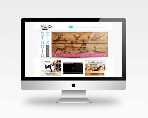 Studio Six Pilates Web Design