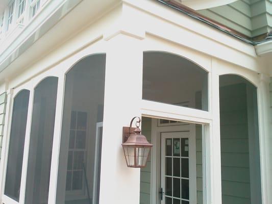 Savannah Screen Porch with Arches