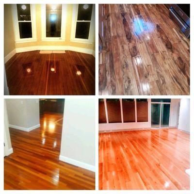 Wood floors deep cleaning