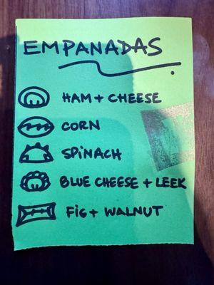 Empanadas are good and identifiable by folding and crimping style