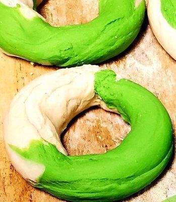 Shamrock Bagels starting March 1st- St. Patrick's Day!