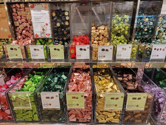 Assortment of chocolates