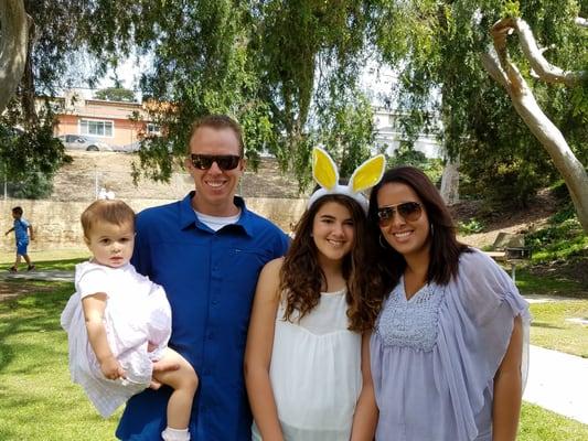 Easter with the family at the park