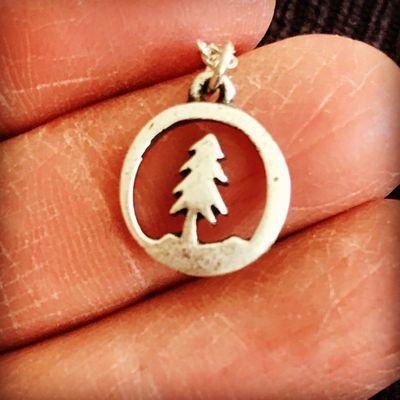 Simple silver tree embodies the Frisco experience. We also carry local, handmade, very high end gems and sterling silver jewelry.