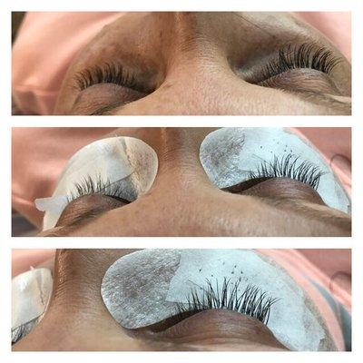 The process of eyelash extensions fun and flirty