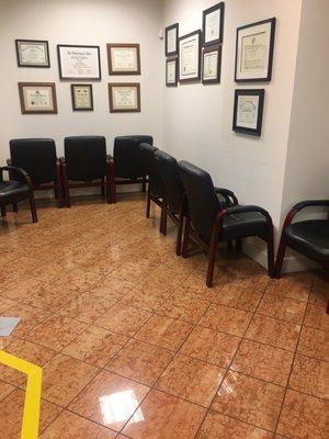 Safe waiting room!