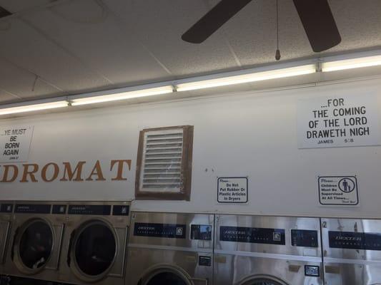 the Lord watcheth your laundry