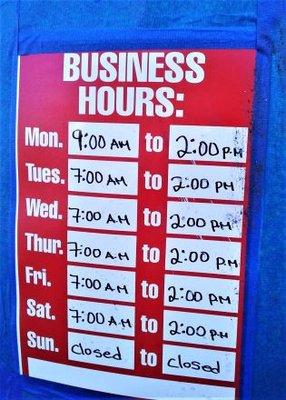 New Hours