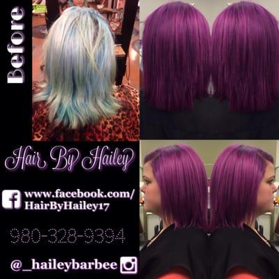 Hair By Hailey! You can call/ text 980-328-9394 to book your next hair appointment