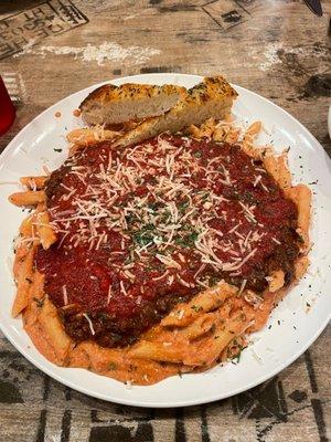 Penne and Cheeze with Shroom Sauce