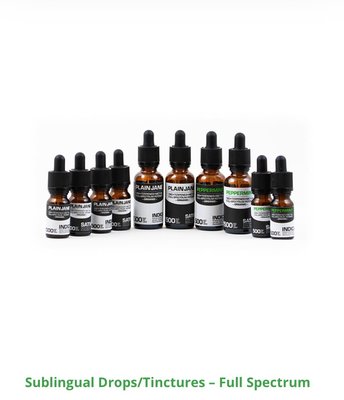 We carry Sub Linguals - Full Spectrum oils in 500mg / 1000mg / 1500mg