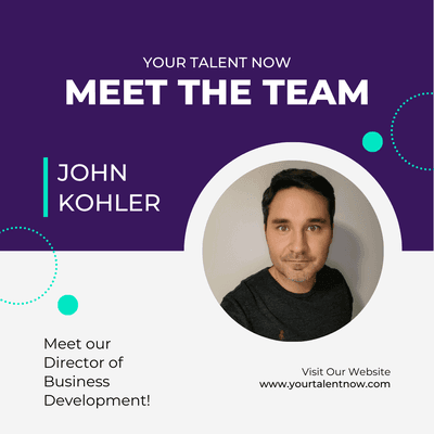 John understands  Healtchare IT and the need to provide top talent to impact patient lives. Book a call and email him john@yourtalentnow.com