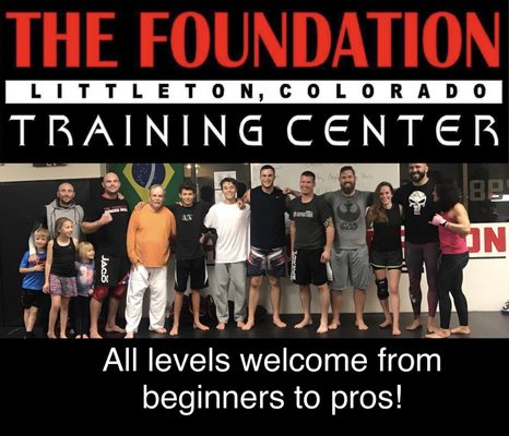 This photo says it all: kids, teens, adults, older generation, men, women, brand new students and seasoned professional fighters!