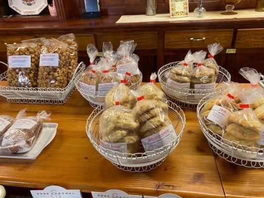 Baked goods and popcorn all made in Osakis