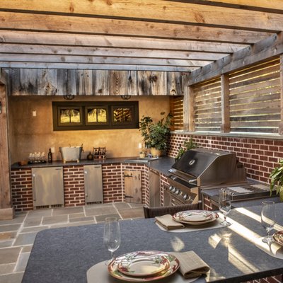 Rustic Outdoor Kitchen