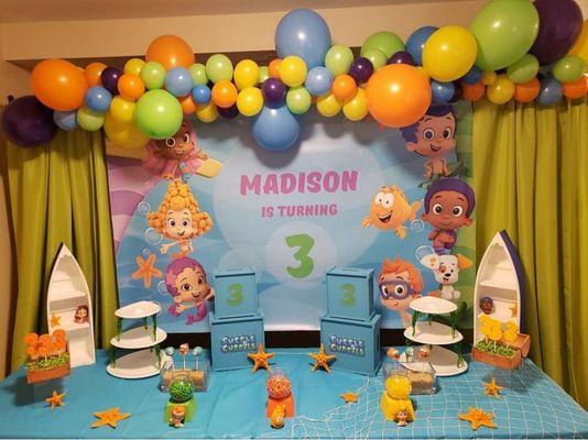 Bubble guppies birthday party