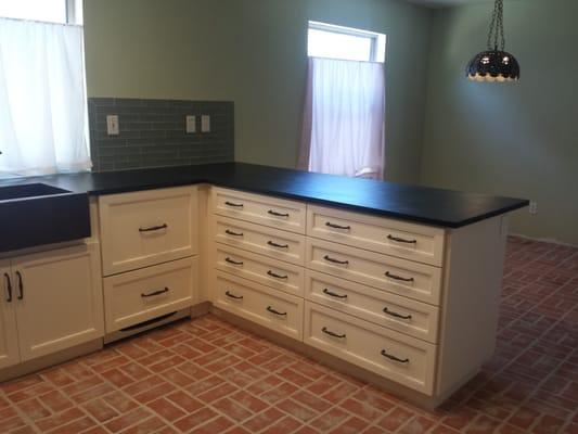 Woodcrafters Custom Cabinets worked hard to meet my design ideas.