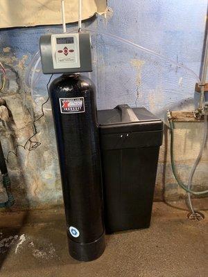 Dual water filtration by removing iron and water hardness!