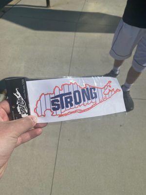 Mets Long Island Strong Sticker for $5 (They also have the Yankees)