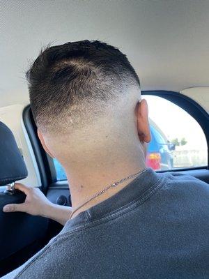 Worst haircut. Worst fade.