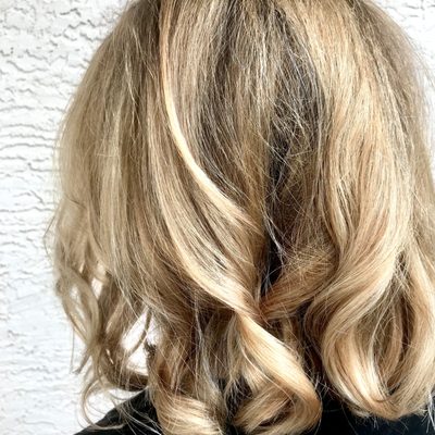 Shadow-root, balayage highlights for low maintenance blonde