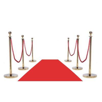 Red Carpet with the Gold Stanchion