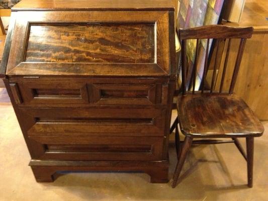 vintage secretary desk