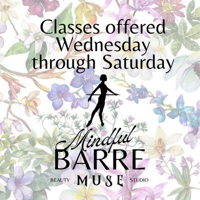 Mindful Barre is a full-body balanced workout combining strength conditioning, cardio, and mindfulness.