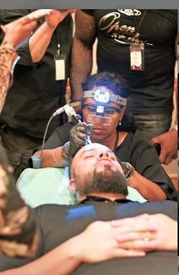 If you're interested in training in Scalp Micropigmentation please contact us or visit us at www.phaedrabeautysmp.com