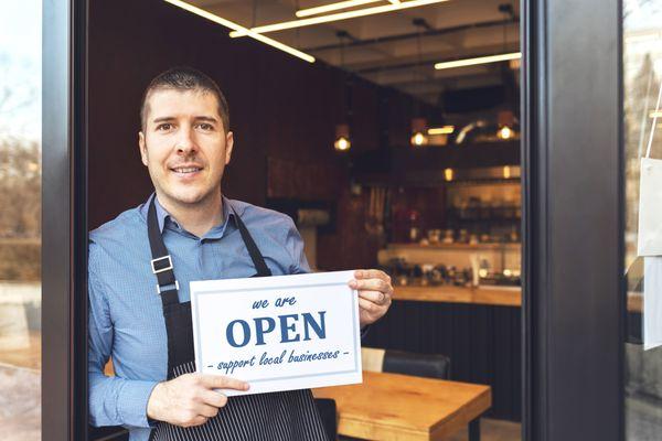 Small businesses are open!