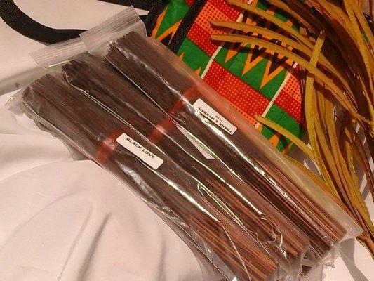 We also  have  Hand dipped  Incense.