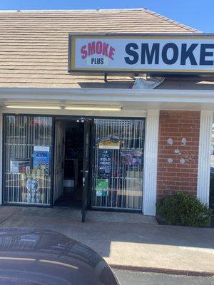 Smoke plus store front