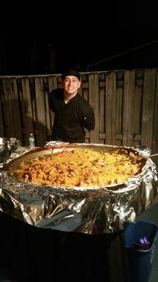 Our Chef for the night.  He was awesome!