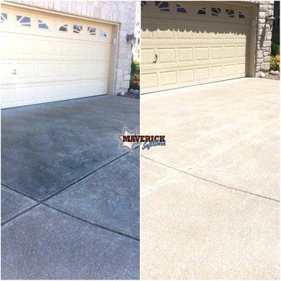 Cocnrete Driveway Cleaning