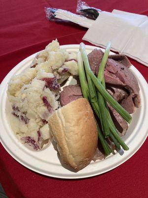 Lamb plate at Serbfest