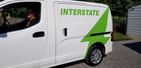 Interstate Advertisement Van Wrap