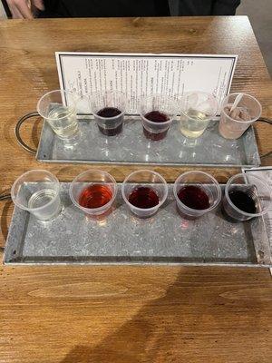 Wine flights