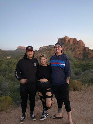 Our tour overlooked Sedona's spectacular mountains